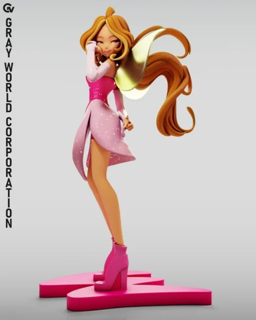 Gray World Corporation Flora Fairy Form 2 Winx Club (R)