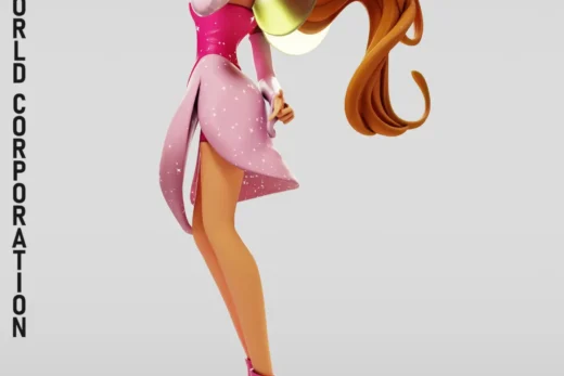 Gray World Corporation Flora Fairy Form 2 Winx Club (R)