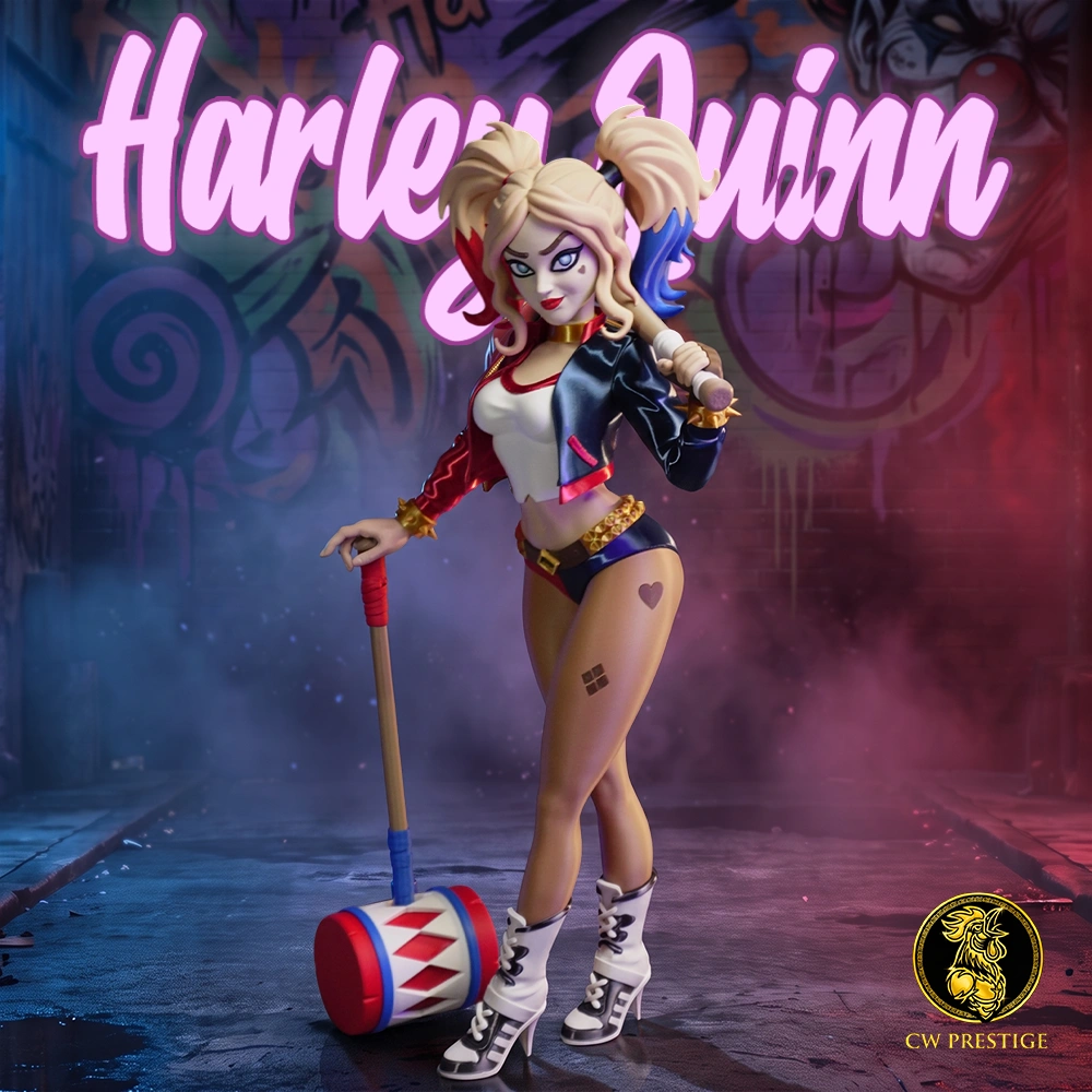 Harley Quinn CW – STL 3D Print Model | AssetsFree.com Harley Quinn CW