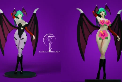 Hearun Morrigan Aensland NSFW