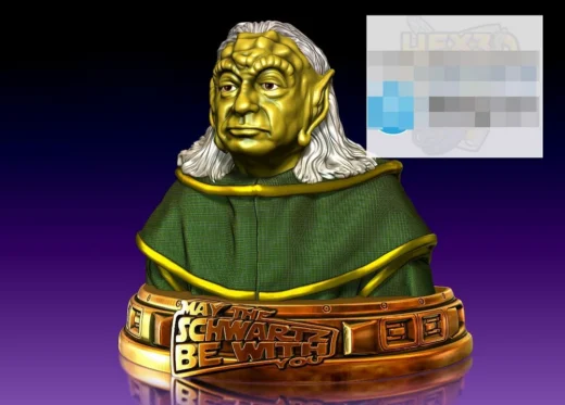 Hex3D Yogurt Bust