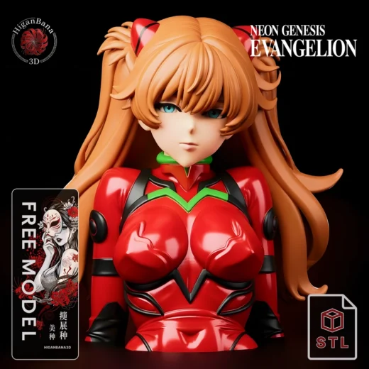 Higanbana3D Asuka Langley (Neon Genesis Evangelion)