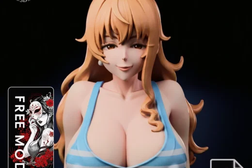 Higanbana3D Nami (One Piece) Deep Cleavage Swimsuit