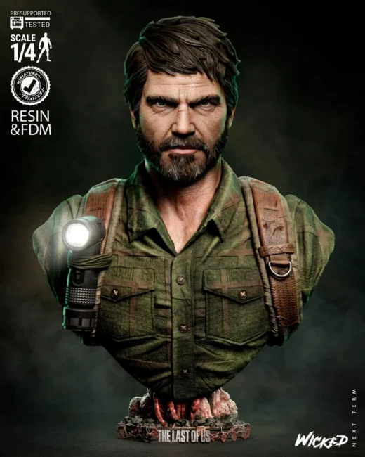 Joel Portrait Bust — The Last of Us