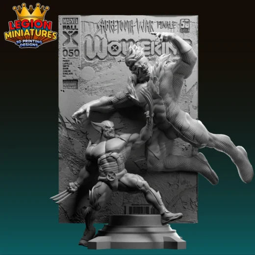 LEGION MINIATURES comic wolverine