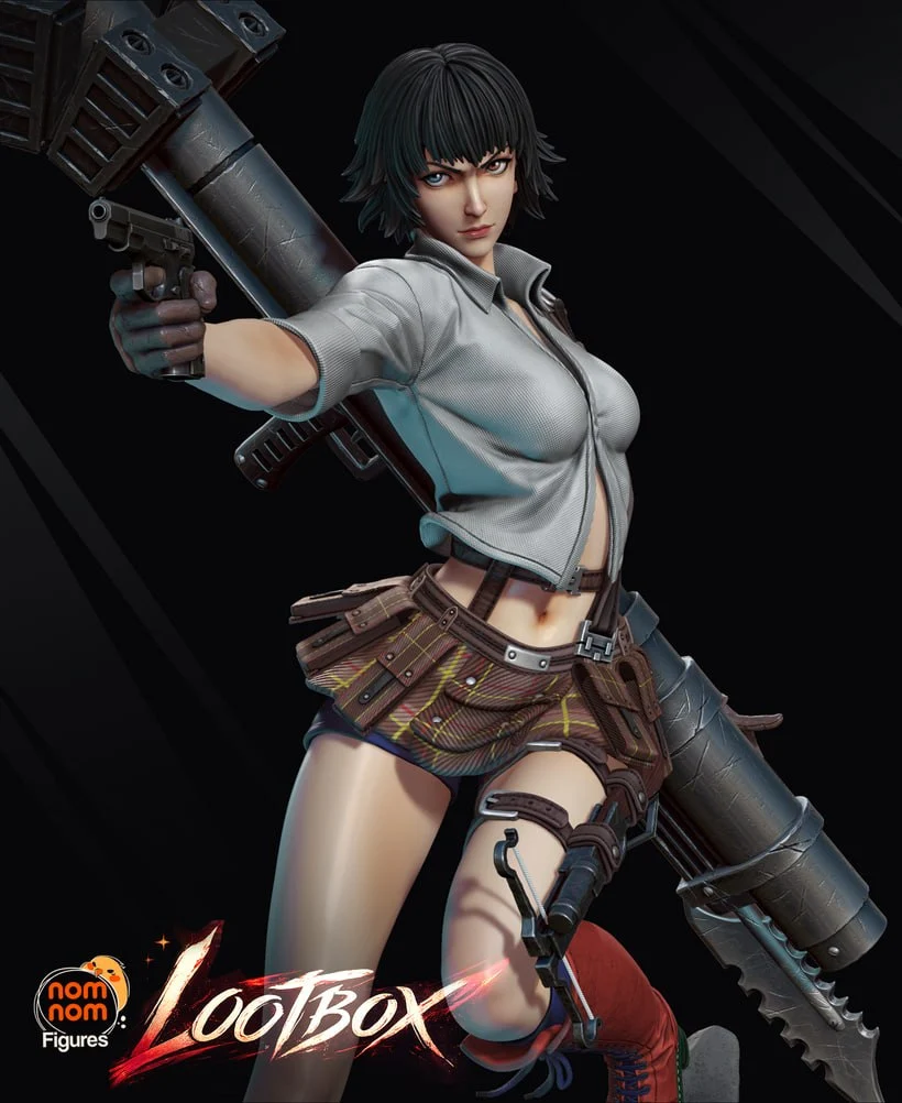 Lady — Devil May Cry – STL 3D Print Model | AssetsFree.com Lady — Devil May Cry