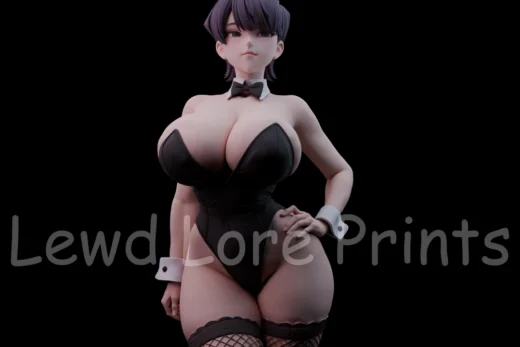 Lewd Lore Prints Komi Shouko Bunny Girl