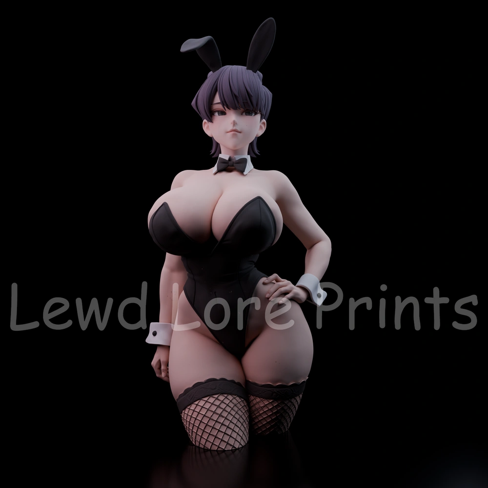 Lewd Lore Prints Komi Shouko Bunny Girl