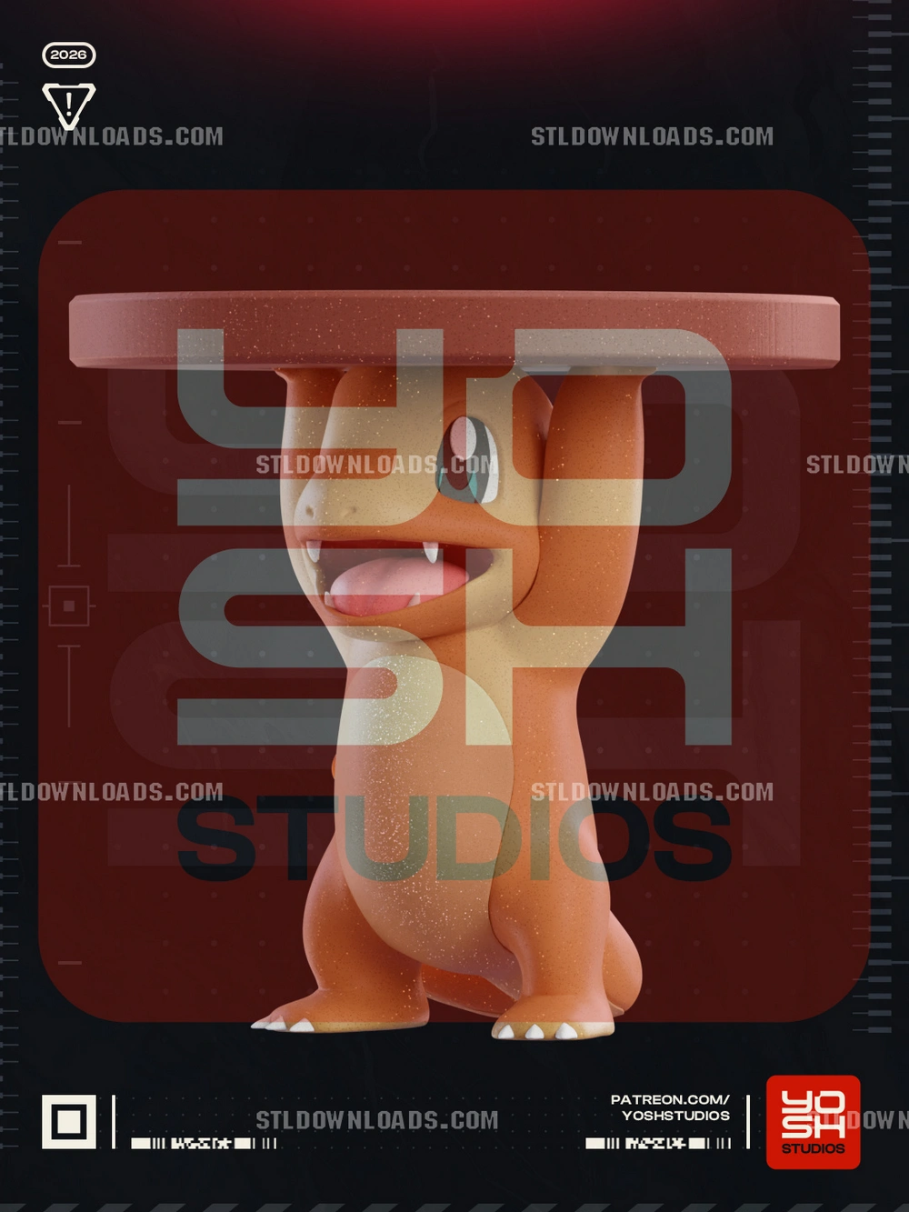 Life Size Table Charmander