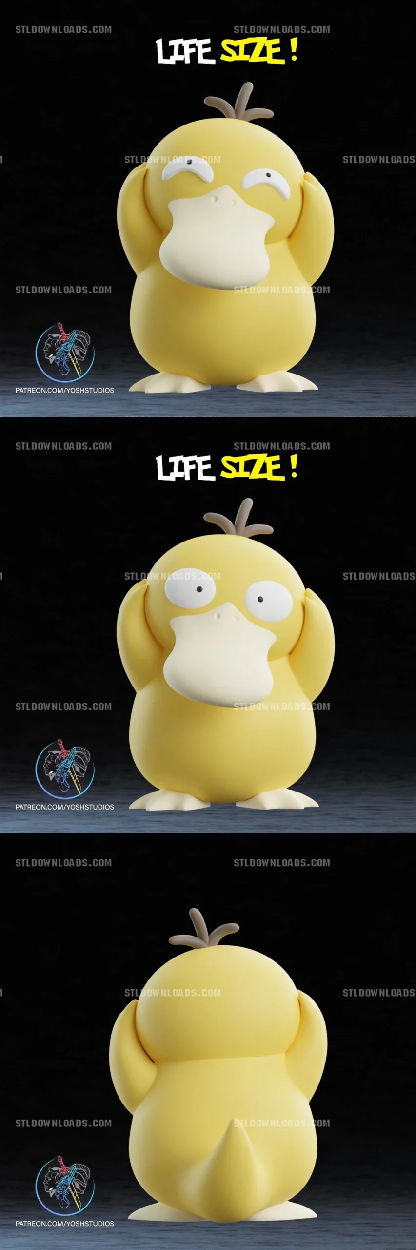Life Sized PsyDuck