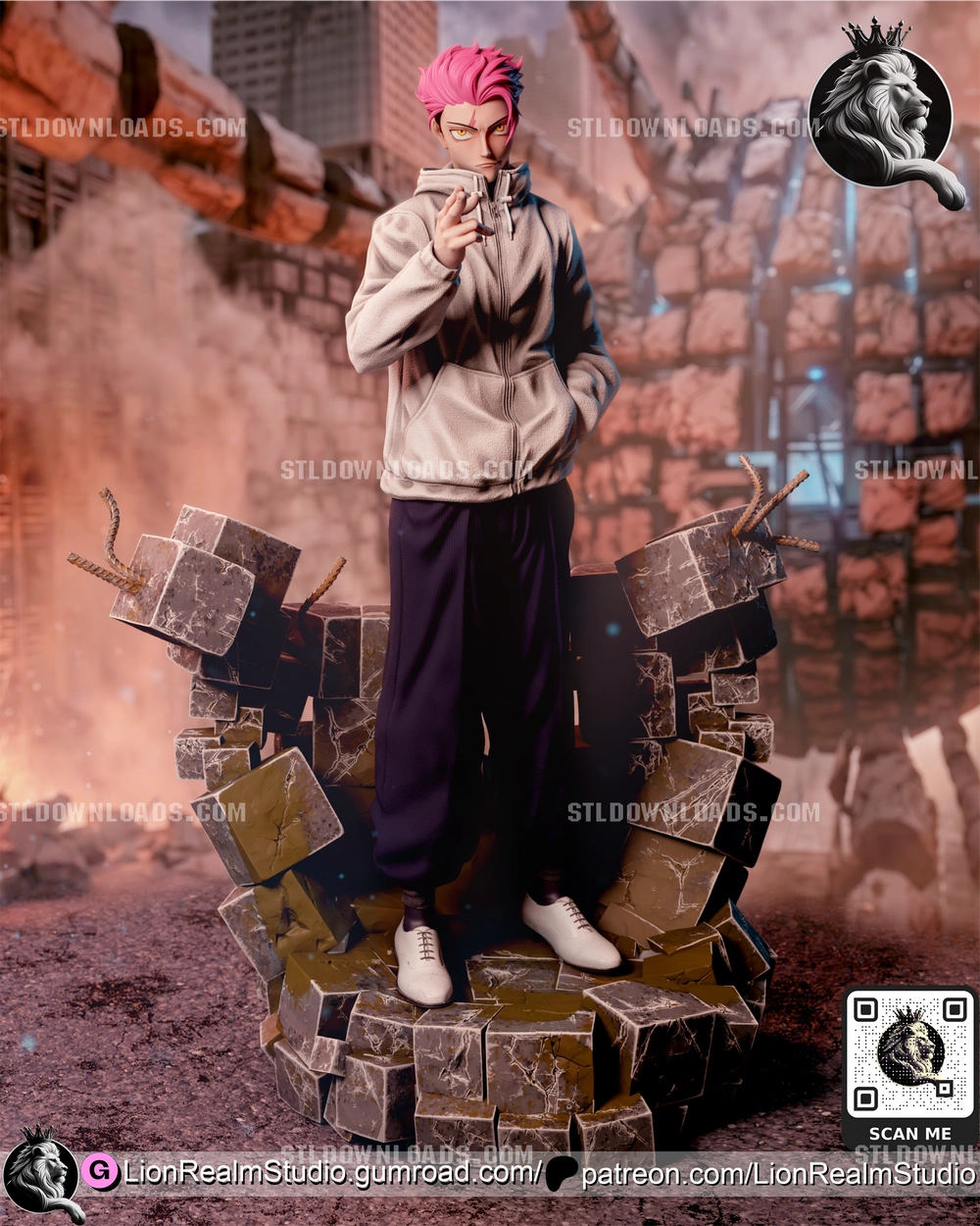LionRealmStudio Jujutsu Kaisen Yuji Itadori
