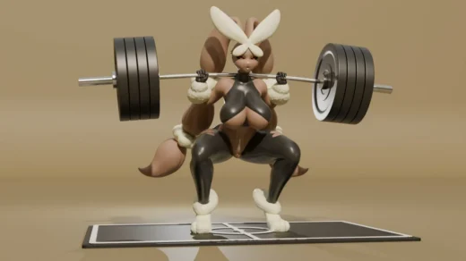 Lopunny Powerlifting — Pokémon