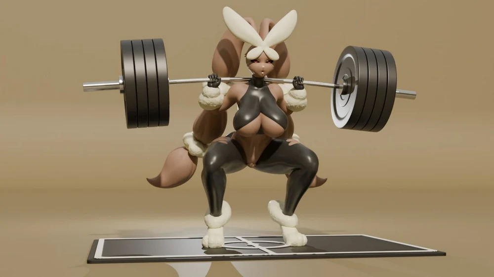 Lopunny Powerlifting — Pokémon