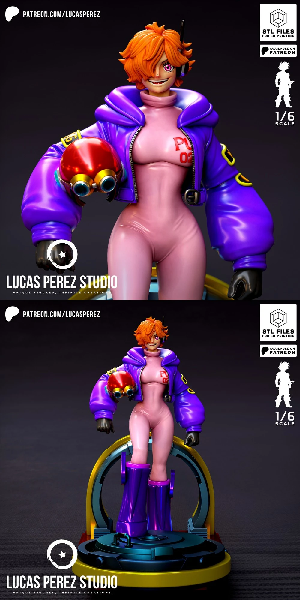 Lucas Perez Studio – Lilith Vegapunk – 3D Print Model STL