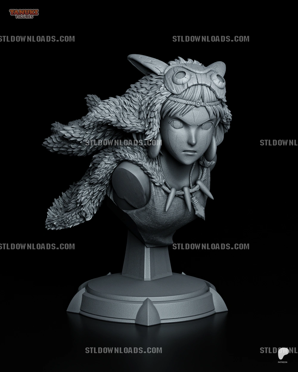 Mononoke Princess Bust TanukiFigures