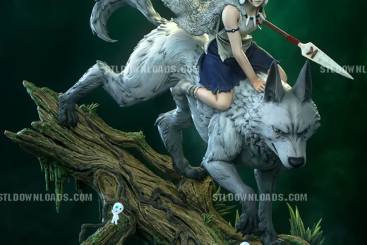 Mononoke Princess TanukiFigures