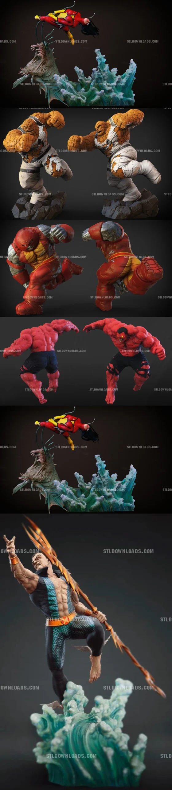 Namor DIorama SpecialSTLS 70cm