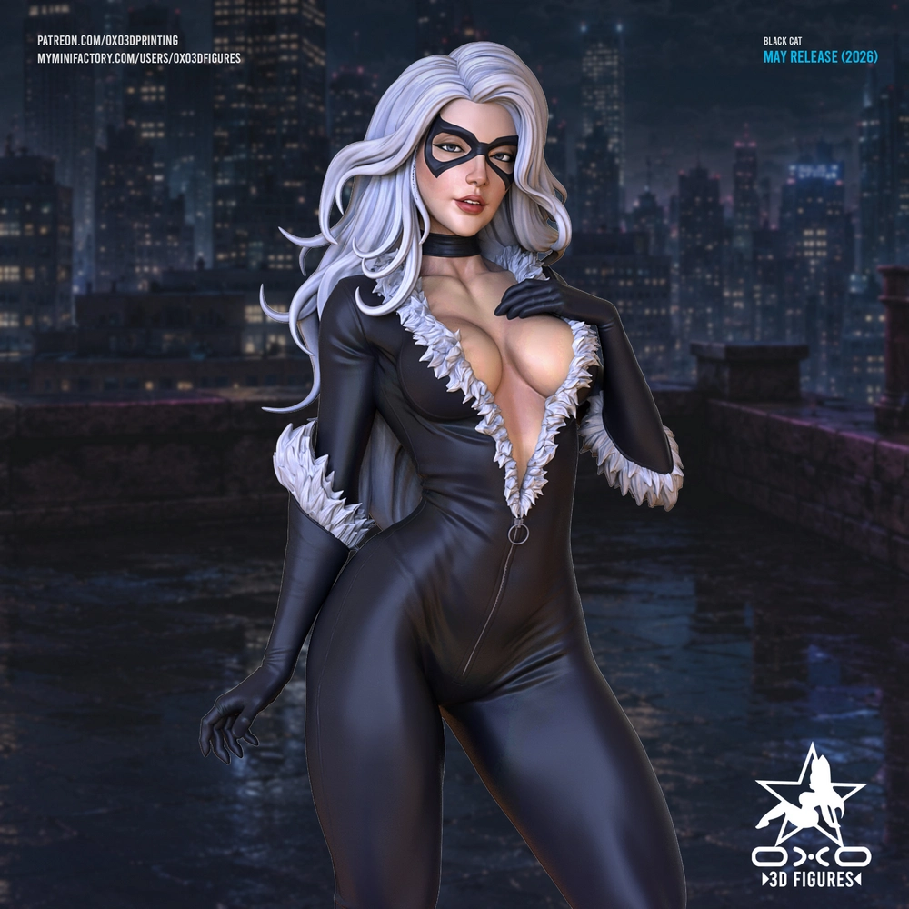 OXO3D Figures Black Cat 200mm
