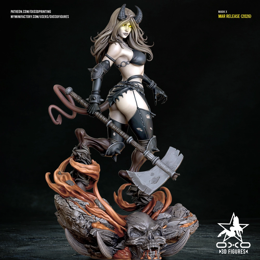 OXO3D Figures Magik X Infernus Miniature Figure