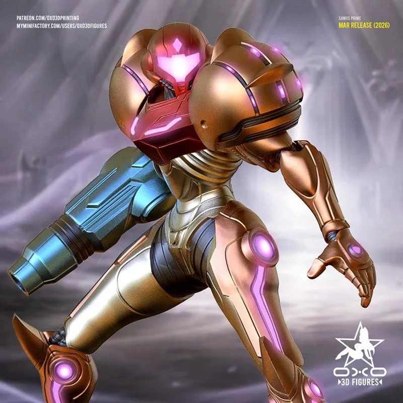 OXO3D Figures Samus Prime Split
