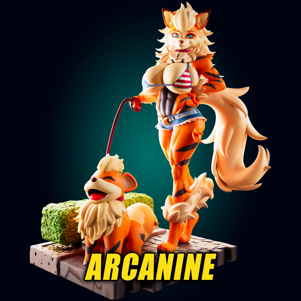 Officer Rhu Pokemon Arcanine Growlithe