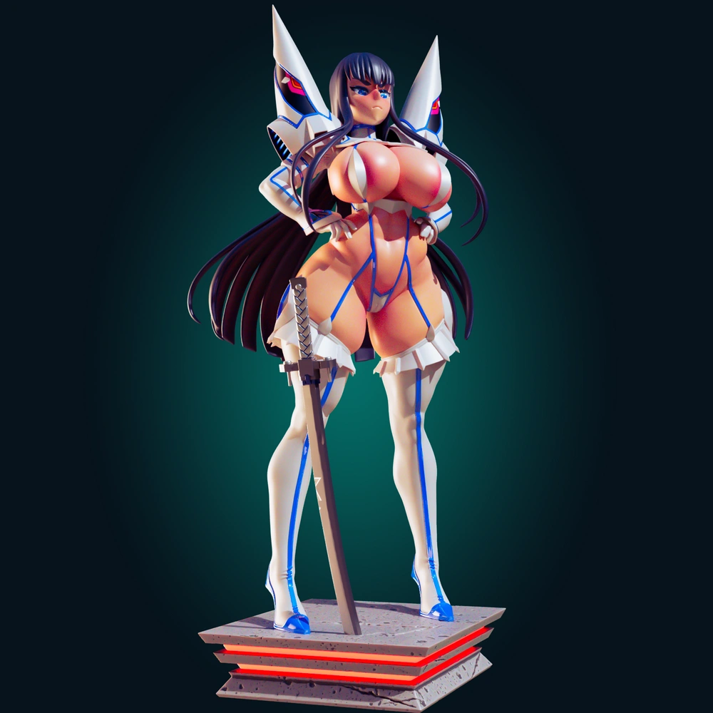 Officer Rhu – Satsuki Kiryuin Bimbo Mommy – STL 3D Print Model | AssetsFree.com Officer Rhu Satsuki Kiryuin Bimbo Mommy