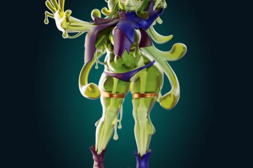 Officer Rhu Skeleton Slime Girl Short & Stacked