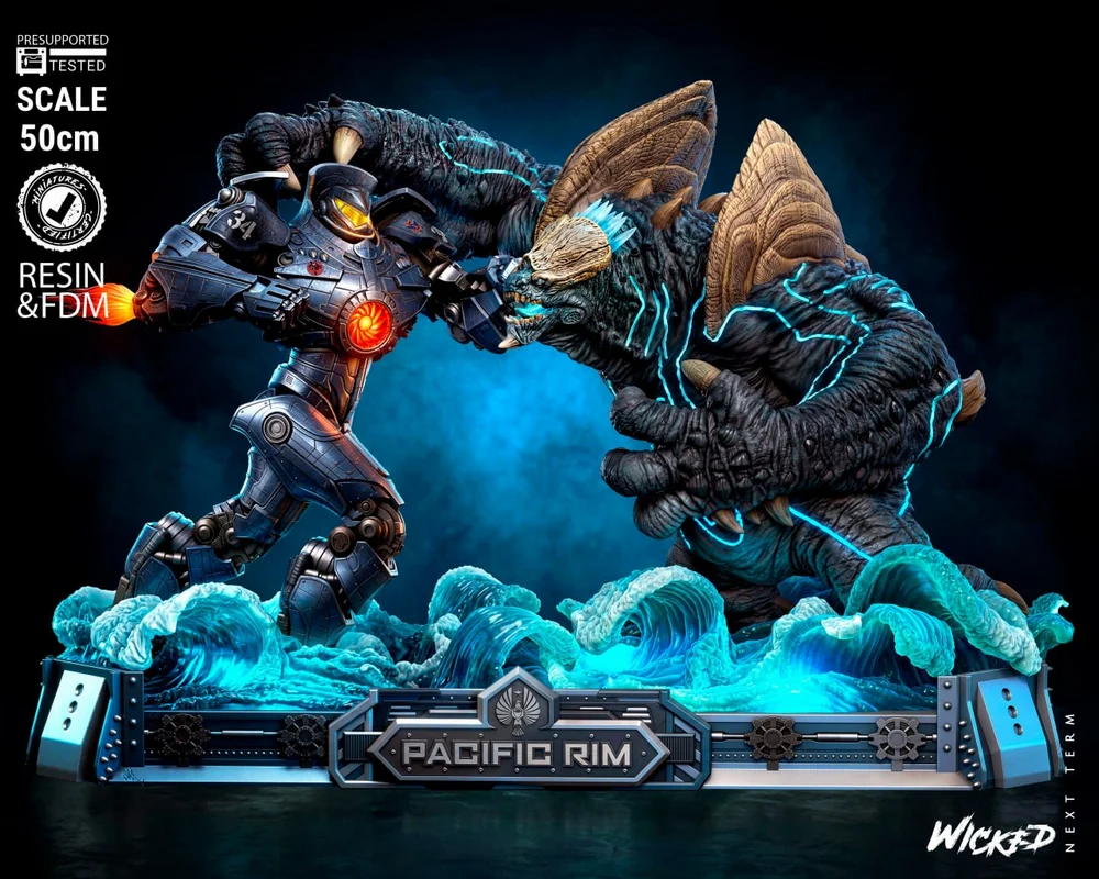 Pacific Rim Diorama Medium Cuts (Saturn Size)
