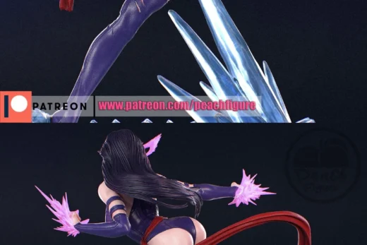 Peach Figure Psylocke Xmen
