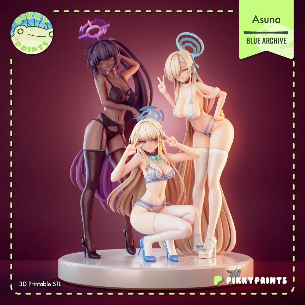 Pikky Prints Asuna Blue Archive