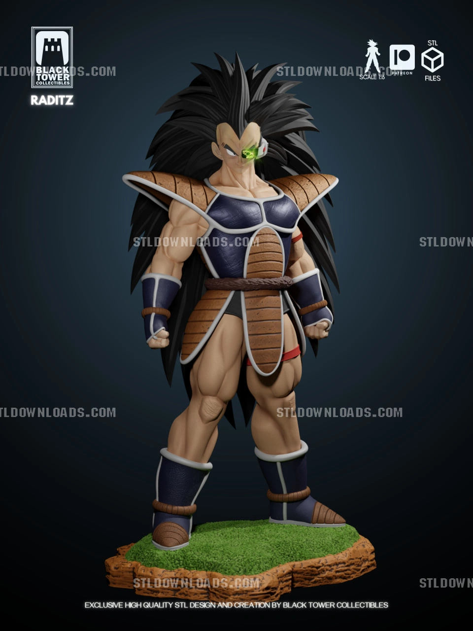 RADITZ BLACK TOWER COLLECTIBLES – STL 3D Print Model | AssetsFree.com RADITZ BLACK TOWER COLLECTIBLES