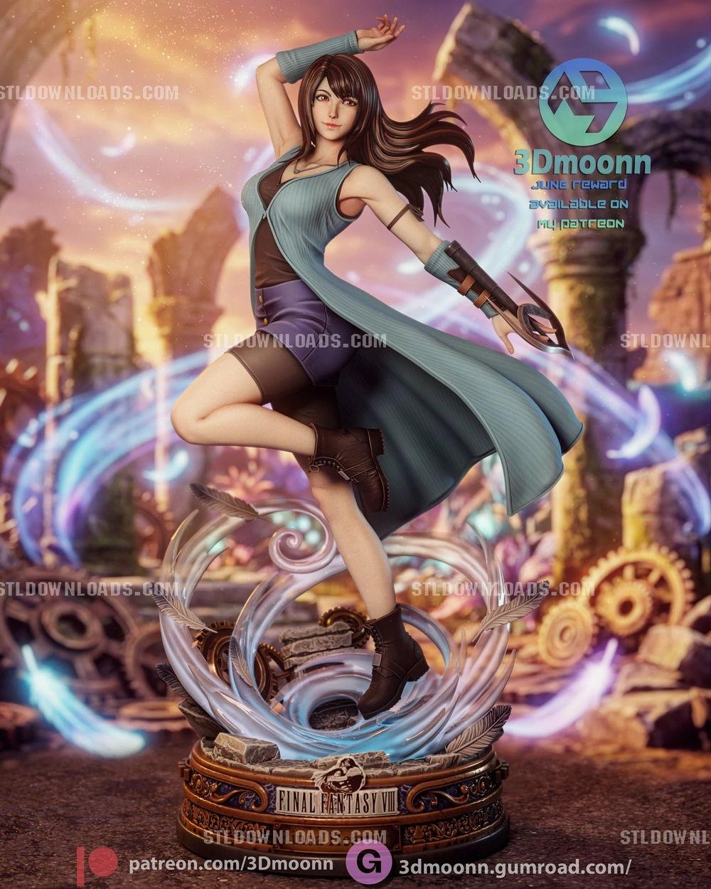 Rinoa Heartilly (Final Fantasy VIII)@vse pro 3D