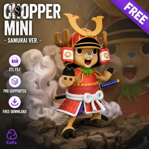 Samurai Chopper – Windy studio – STL 3D Print Model | AssetsFree.com Samurai Chopper Windy studio