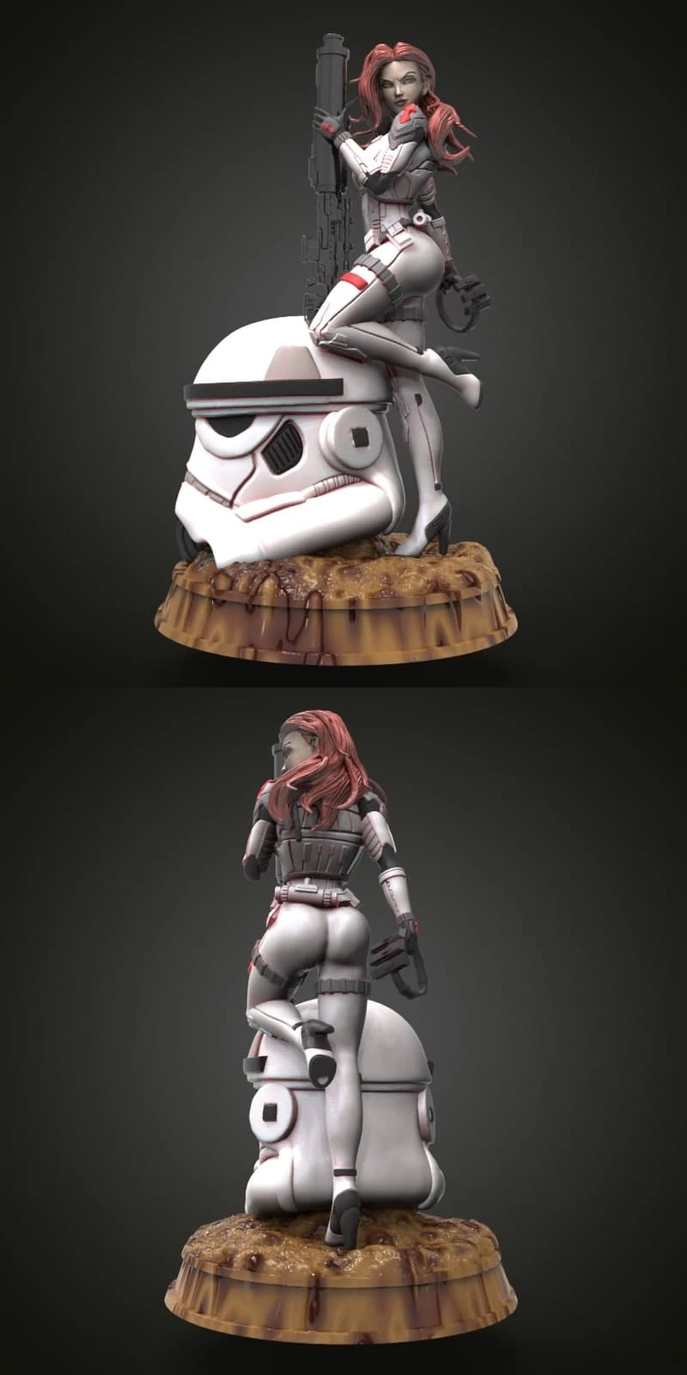 Star Wars – Pin-Up – Stormtrooper RW-342 – STL 3D Print Model | AssetsFree.com Star Wars Pin Up Stormtrooper RW