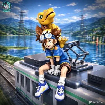 Tai & Agumon — Digimon
