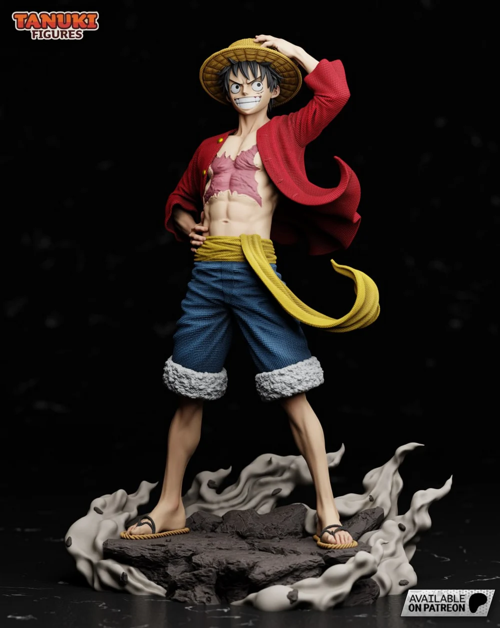 Tanuki Figures Luffy