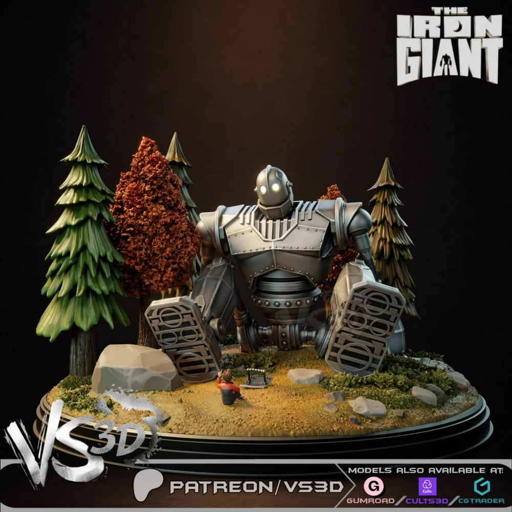 The Iron Giant – STL 3D Print Model | AssetsFree.com The Iron Giant