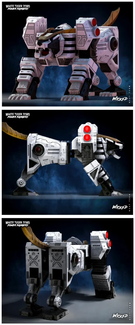 Tigerzord Branco, Power Rangers Wicked