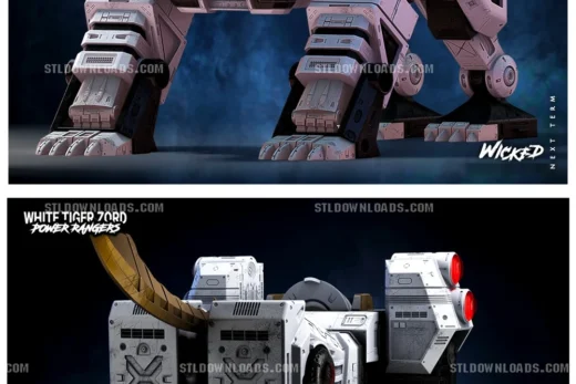 Tigerzord Branco, Power Rangers Wicked