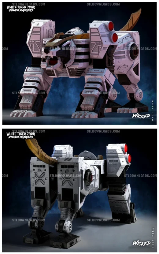 Tigerzord Branco, Power Rangers Wicked