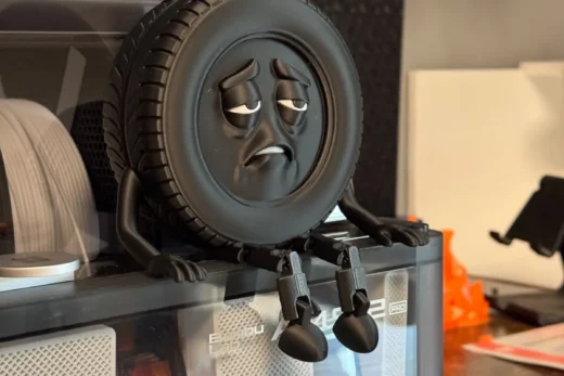Tire d Completely Exhausted Shelf Sitter