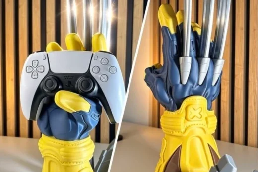 Universal Controller Stand Inspired by Wolverine