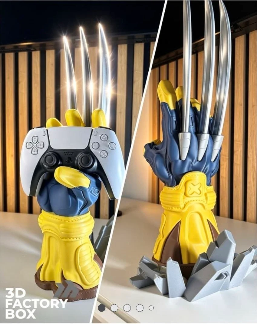 Universal Controller Stand Inspired by Wolverine