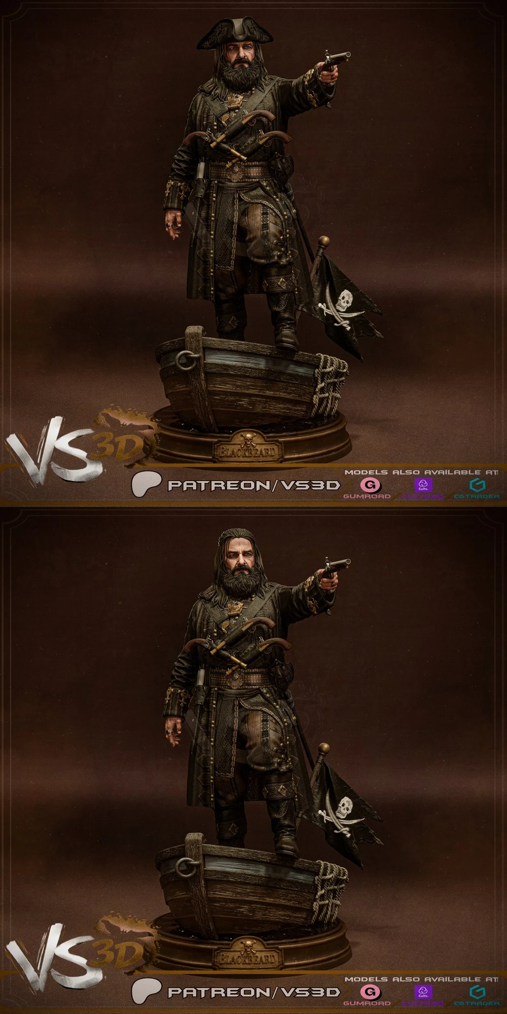 VS3D Edward Teach Black Beard