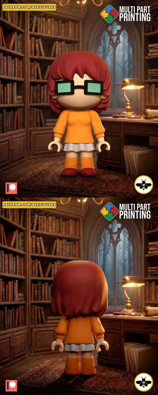 Velma Dinkley Scooby Doo Bee figures