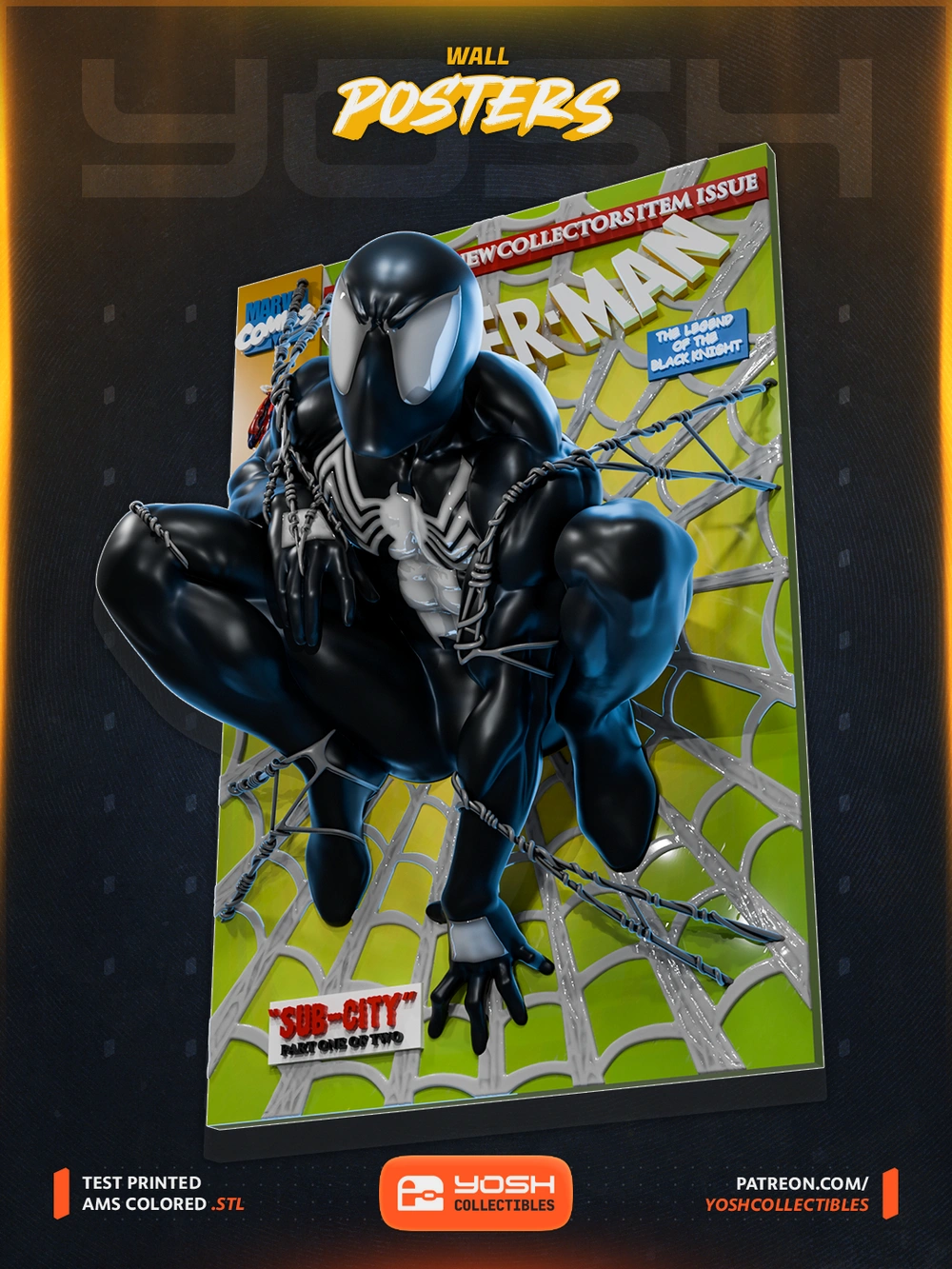 Venomized Spider Man YOSH COLLECTIBLES