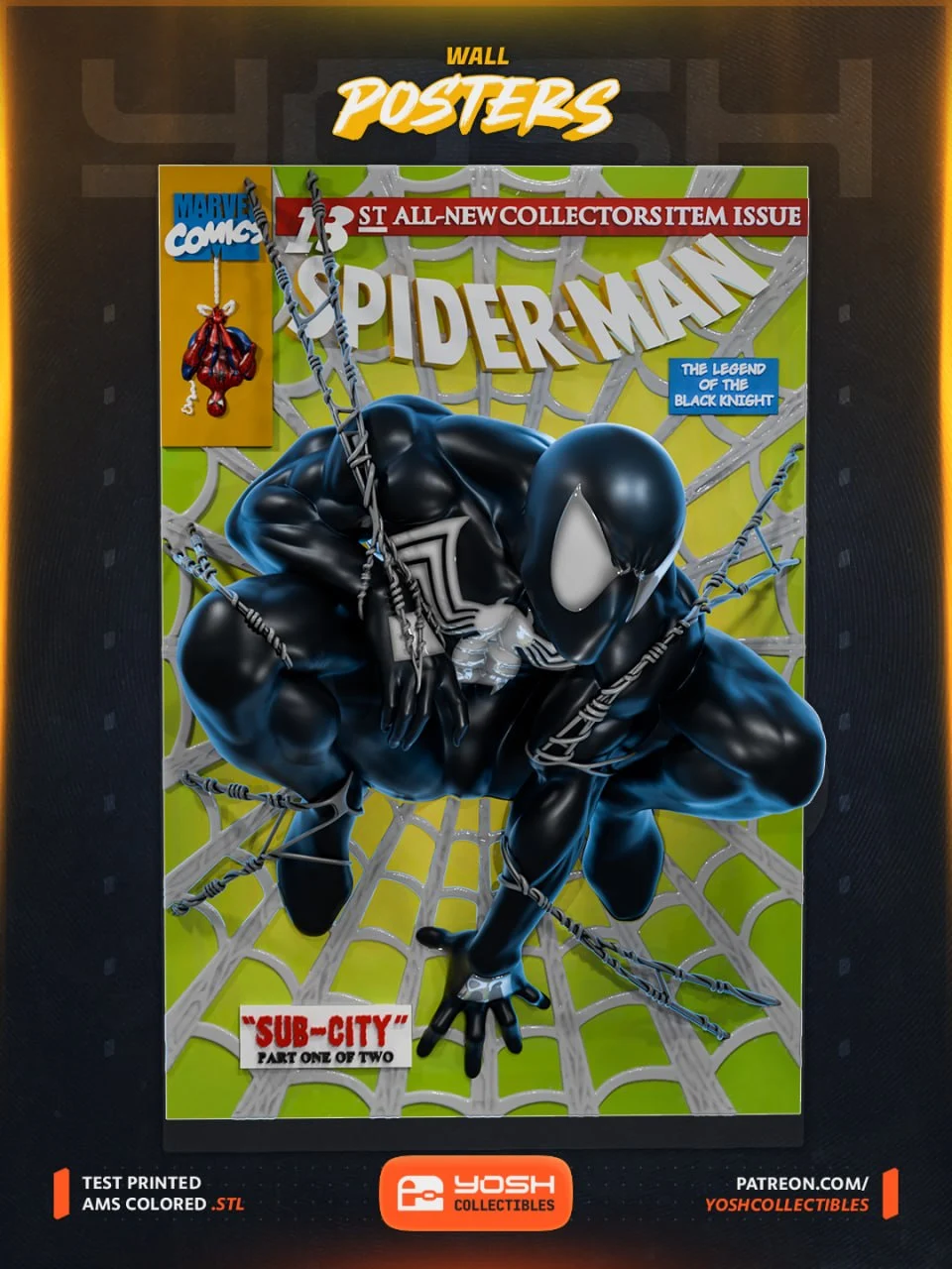 Venomized Spider Man YOSH COLLECTIBLES