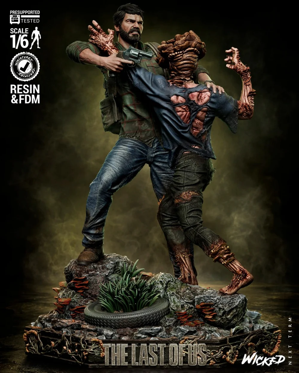 Wicked Joel Sculpture The Last of Us