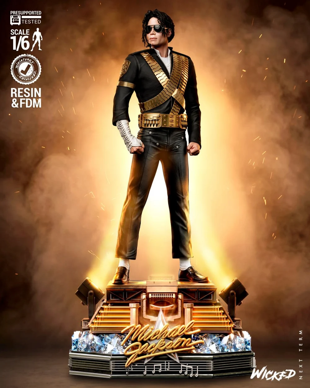 Wicked Michael Jackson Sculpture