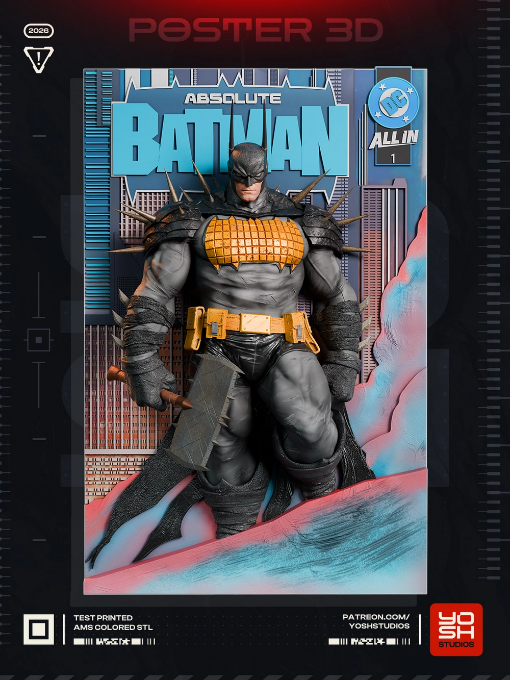 Yosh Studios Absolute Batman Poster